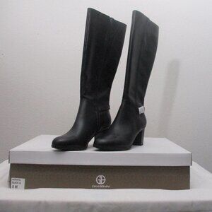 Giani Bernini Black Leather Women's Knee-High Boots - 8M NWOT